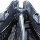 PRADA Shoulder Bag Leather Black Silver BR3250 Auth yk20080V-21