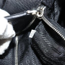 PRADA Shoulder Bag Leather Black Silver BR3250 Auth yk20080V-10