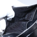 FENDI Zucchino Canvas Long Wallet Navy Silver Auth yk20081-11