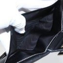 FENDI Zucchino Canvas Long Wallet Navy Silver Auth yk20081-19