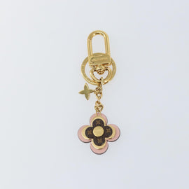 LOUIS VUITTON Porte Cles Blooming Charm metal Gold Tone M68085 LV Auth yk20083 - 0