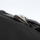 PRADA Shoulder Bag Nylon Black Silver Auth yk20084V-8