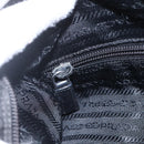 PRADA Shoulder Bag Nylon Black Silver Auth yk20084V-22