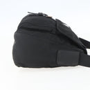 PRADA Shoulder Bag Nylon Black Silver Auth yk20084V-4