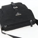 PRADA Shoulder Bag Nylon Black Silver Auth yk20084V-6