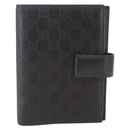 GUCCI GG Canvas Agenda Day Planner Cover Black 115241 Auth yk20086-2