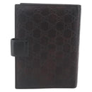 GUCCI GG Canvas Agenda Day Planner Cover Black 115241 Auth yk20086-3