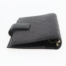 GUCCI GG Canvas Agenda Day Planner Cover Black 115241 Auth yk20086-6