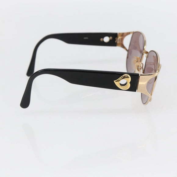 SAINT LAURENT Sunglasses plastic Black Auth yk20087