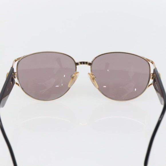 SAINT LAURENT Sunglasses plastic Black Auth yk20087