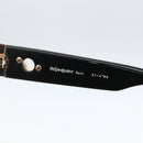 SAINT LAURENT Sunglasses plastic Black Auth yk20087-9