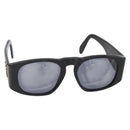 CHANEL COCO Mark Sunglasses plastic Black CC Auth yk20088V-1