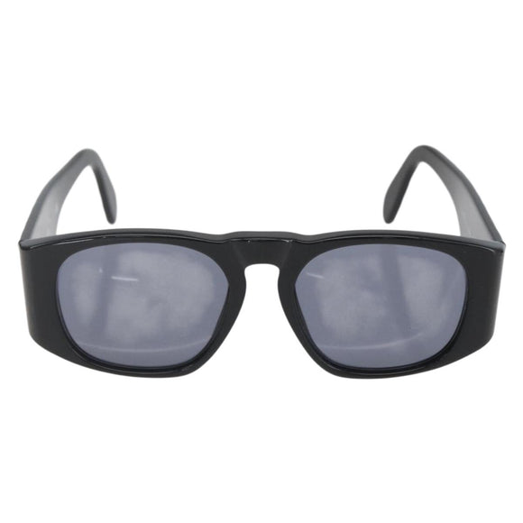 CHANEL COCO Mark Sunglasses plastic Black CC Auth yk20088V