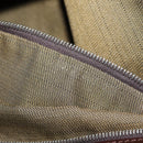 FENDI Zucca Canvas Mamma Baguette Shoulder Bag Black Brown Auth yk20092V-24