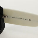 CHANEL COCO Mark Sunglasses plastic Black White CC Auth yk20094V-14