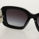 CHANEL COCO Mark Sunglasses plastic Black White CC Auth yk20094V-16