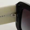 CHANEL COCO Mark Sunglasses plastic Black White CC Auth yk20094V-17