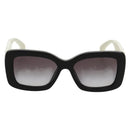 CHANEL COCO Mark Sunglasses plastic Black White CC Auth yk20094V-2