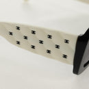 CHANEL COCO Mark Sunglasses plastic Black White CC Auth yk20094V-7