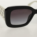 CHANEL COCO Mark Sunglasses plastic Black White CC Auth yk20094V-8
