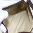 FENDI Zucca Canvas Hand Bag Black Brown Auth yk20095-17