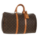 LOUIS VUITTON Monogram Keepall 45 Boston Bag M41428 LV Auth yk20101V-1