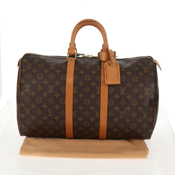 LOUIS VUITTON Monogram Keepall 45 Boston Bag M41428 LV Auth yk20101V