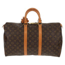LOUIS VUITTON Monogram Keepall 45 Boston Bag M41428 LV Auth yk20101V-2