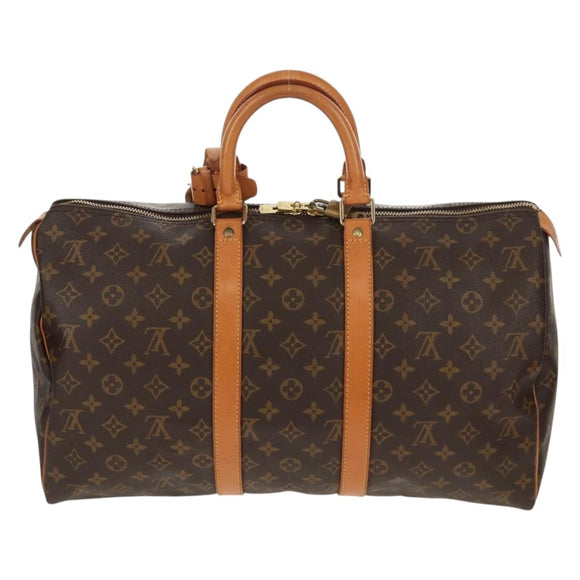 LOUIS VUITTON Monogram Keepall 45 Boston Bag M41428 LV Auth yk20101V