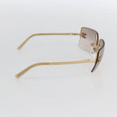 CHANEL Sunglasses metal Gold Tone CC Auth yk20103V-4