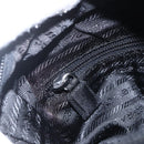 PRADA Tote Bag Nylon Black Silver Auth yk20104V-20
