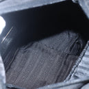 PRADA Tote Bag Nylon Black Silver Auth yk20104V-10