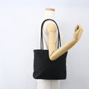 PRADA Tote Bag Nylon Black Silver Auth yk20104V-24