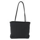 PRADA Tote Bag Nylon Black Silver Auth yk20104V-2