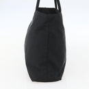 PRADA Tote Bag Nylon Black Silver Auth yk20104V-4