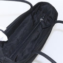 PRADA Tote Bag Nylon Black Silver Auth yk20104V-6
