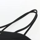 PRADA Tote Bag Nylon Black Silver Auth yk20104V-8