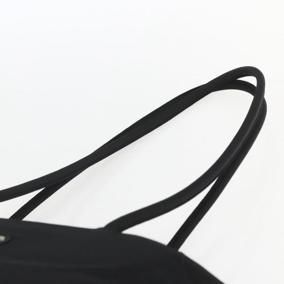 PRADA Tote Bag Nylon Black Silver Auth yk20104V