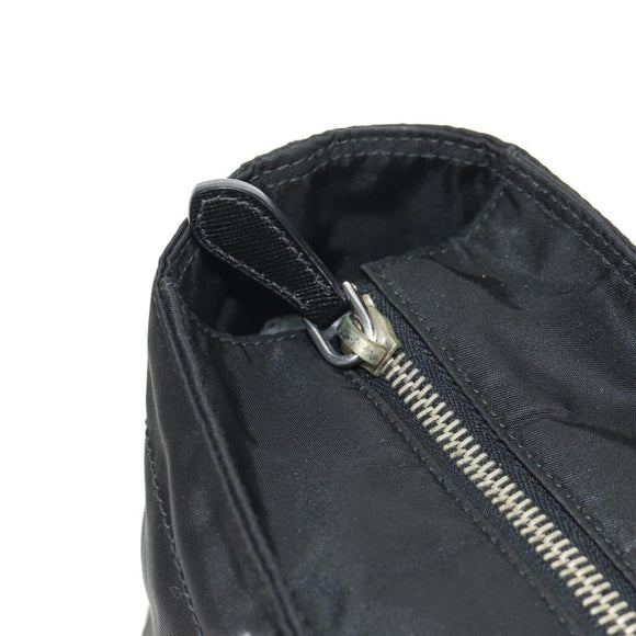 PRADA Tote Bag Nylon Black Silver BR2311 Auth yk20106V