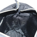PRADA Tote Bag Nylon Black Silver BR2311 Auth yk20106V-21