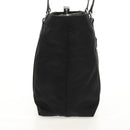 PRADA Tote Bag Nylon Black Silver BR2311 Auth yk20106V-4