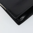 GUCCI Hand Bag Leather Black Gold Auth yk20107A-16