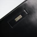 GUCCI Hand Bag Leather Black Gold Auth yk20107A-17