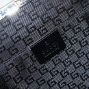 GUCCI Hand Bag Leather Black Gold Auth yk20107A-19