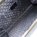 GUCCI Hand Bag Leather Black Gold Auth yk20107A-10