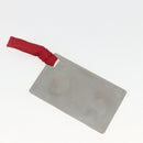 PRADA beads Hand Bag Satin Beige Red Auth yk20108V-22