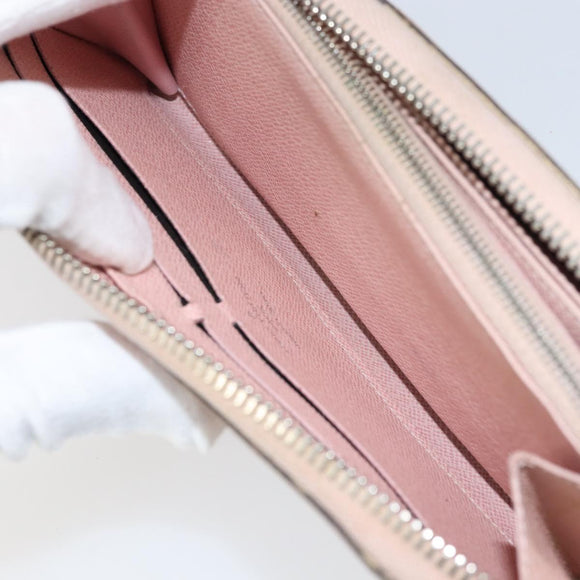 LOUIS VUITTON Epi Zippy Wallet Long Wallet Rose Valerine M61863 LV Auth yk20109