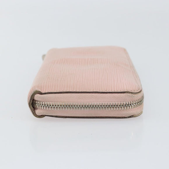 LOUIS VUITTON Epi Zippy Wallet Long Wallet Rose Valerine M61863 LV Auth yk20109