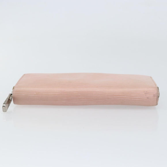 LOUIS VUITTON Epi Zippy Wallet Long Wallet Rose Valerine M61863 LV Auth yk20109