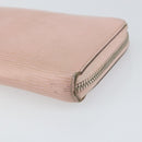 LOUIS VUITTON Epi Zippy Wallet Long Wallet Rose Valerine M61863 LV Auth yk20109-7